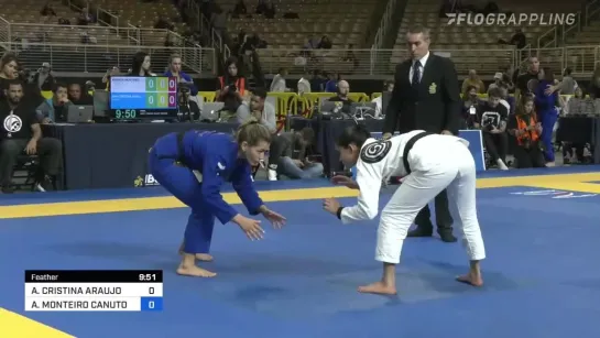 FIN FEATHER - ANA RODRIGUES vs AMANDA MONTEIRO CANUTO #IBJJFPAN2022