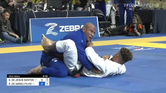 fin ULTRA HEAVY - ROBERTO Ciborg ABREU vs GUTEMBERG PEREIRA #IBJJFPAN2022