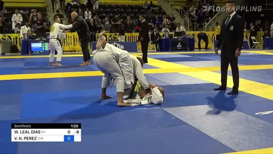 SF Open Class Master 6 - WELLINGTON MEGATON DIAS vs VINCENT H. PEREZ #IBJJFMaster2022