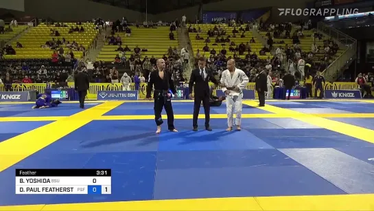 SF Feather Master 4 - BARET YOSHIDA vs DEREK PAUL FEATHERSTUN #IBJJFMaster2022