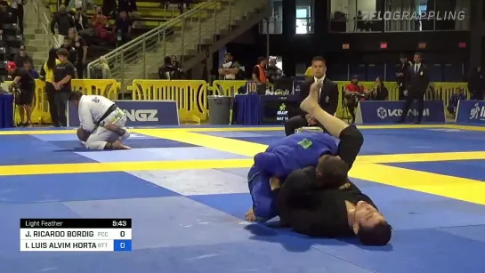 FIN Light Feather Master 1 - JOAO MIYAO vs IGHOR LUIS ALVIM HORTA #IBJJFMaster2022