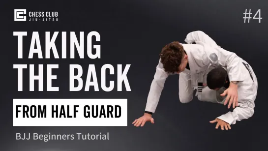 08 BJJ Beginners Tutorial - Backtake from Half Guard