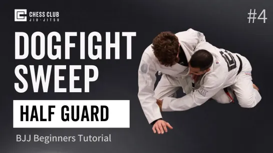 10 BJJ Beginners Tutorial - Half Guard Dogfight Sweep