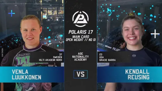 Velna Luukkonen vs Kendal Reusing - #Polaris17