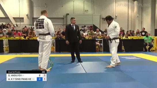 4f OLEG VASILYEV vs ADRIAN K Y SING PANG KEE 2022 World Master IBJJF Jiu-Jitsu Championship