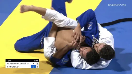 Fin LIGHT - TYE RUOTOLO vs MICAEL GALVAO #IBJJFworld2022