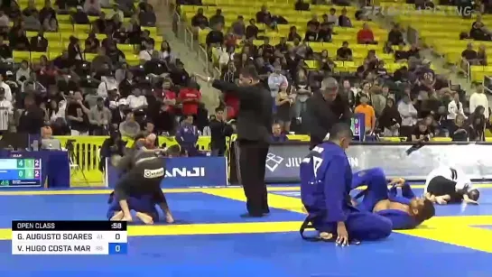 8F Open class - GUILHERME AUGUSTO SOARES SANTOS vs VICTOR HUGO #IBJJFWORLD2022