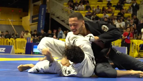 Fabyury Khrysthyan Hits Nasty Toehold In Brown Bellt Opener #IBJJFWorld2022