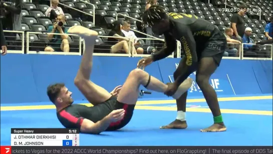 Super heavy Fin - Devonte Johnson vs Joseph Dierkhising #ibjjfworldnogi2021