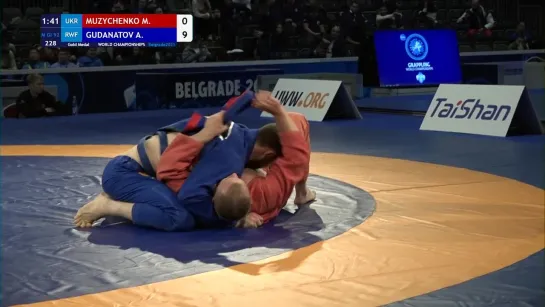 GOLD M Gi - 92 kg- M. MUZYCHENKO (UKR) v. A. GUDANATOV (RWF)