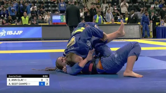 ELISABETH CLAY vs AMY SCOT CAMPO 4F OPEN CLASS #IBJJFWORLD2023