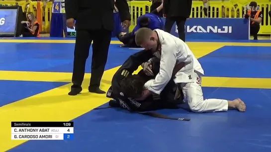 2F COLE ABATE vs GABRIEL CARDOSO AMORIM #IBJJFWORLD2023