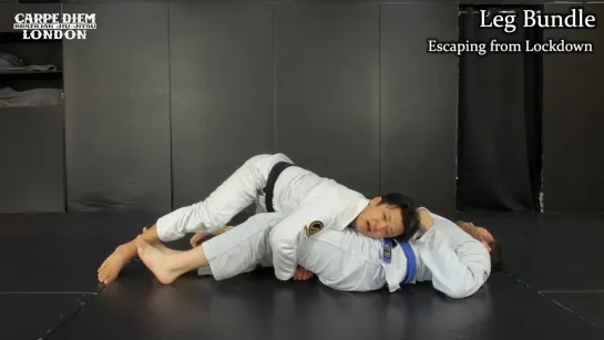 Escaping from Lockdown  Wind Shield Wiper, Shin to Shin  Leg Bundling ¦ Half Guard