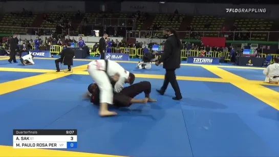 4F ALEKSANDR SAK vs MARCOS PAULO ROSA 2022 European Jiu-Jitsu IBJJF Championship #IBJJFEURO2022