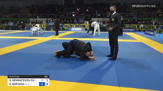 SF DMITRY GENNADEVICH PULIN vs DAVIDE BERTAINA 2022 European Jiu-Jitsu IBJJF Championship #IBJJFEURO2022