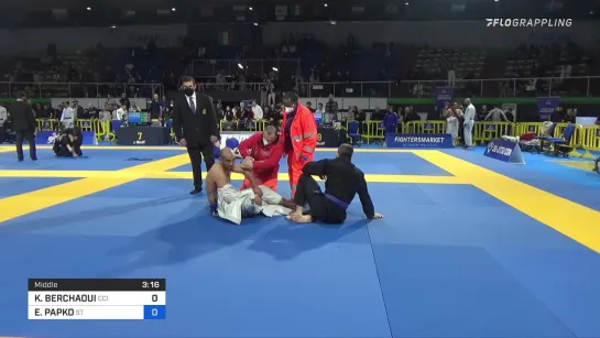 4F KHALIL BERCHAOUI vs EVGENY PAPKO 2022 European Jiu-Jitsu IBJJF Championship