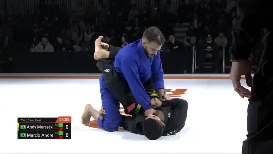 2F 75 кг - Andy Murasaki vs Marcio Andre  - SPYDER BJJ - CHAANCE ROAD TO BLACK