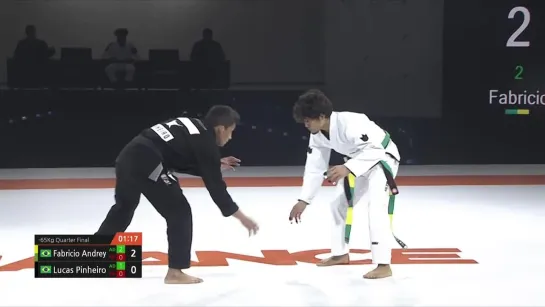 4f 65 кг - Fabricio Andrey vs Lucas Pinheiro - SPYDER BJJ - CHAANCE ROAD TO BLACK