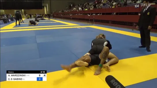 fin ADAM WARDZINSKI vs CALON F ESKELI-SABINO - Pan IBJJF No-Gi 2023