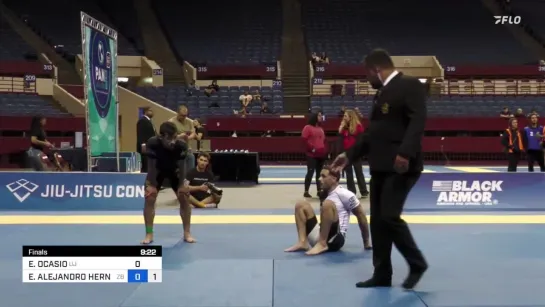 Fin LIGHT FEATHER Junny Ocasio vs Emilio Hernandez - Pan IBJJF No-Gi 2023