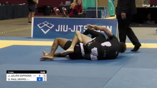 Fin FEATHER Gianni Grippo vs Jose Espinosa - Pan IBJJF No-Gi 2023