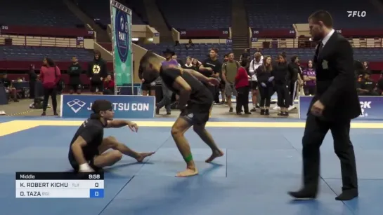 fin middle KIERAN KICHUK vs OLIVER TAZA - Pan IBJJF No-Gi 2023