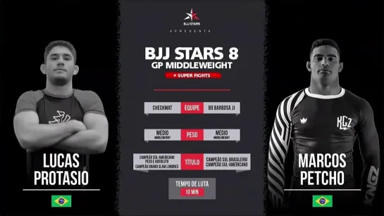 Lucas Protasio vs Marcus Petcho  - #BJJStars8