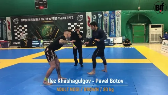 Ilez Khashagulgov - Pavel Botov - WAY BJJ RUSSIA OPEN 2021ADULT NOGI Brown 80 kg