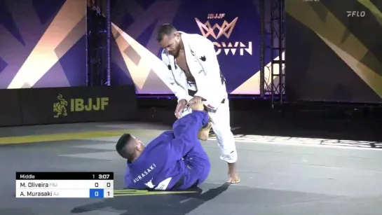 2F Mauricio Oliveira vs Andy Murasaki 2023 The IBJJF Crown #ibjjfCROWN