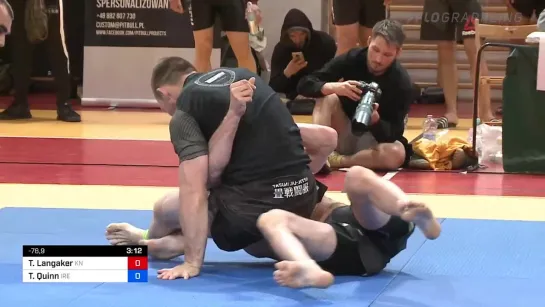 16F Tommy Langaker vs Tyrone Quinn - ADCC 2nd European Trials 2022