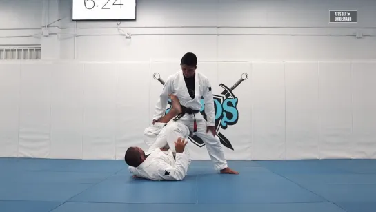 2 Andre Galvao teaches Understanding Double Pant Grips Sweeps and Reactions