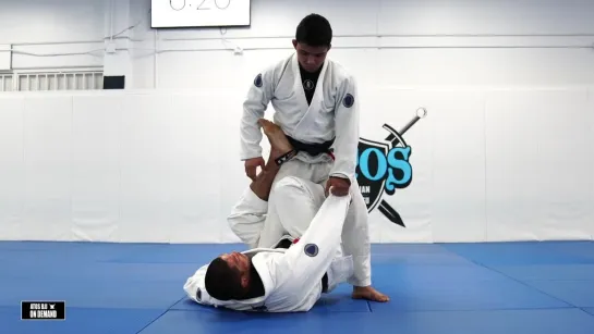 Andre Galvao teaches The Truck Sweep Attack from DLR Guard - #galvaoJJ