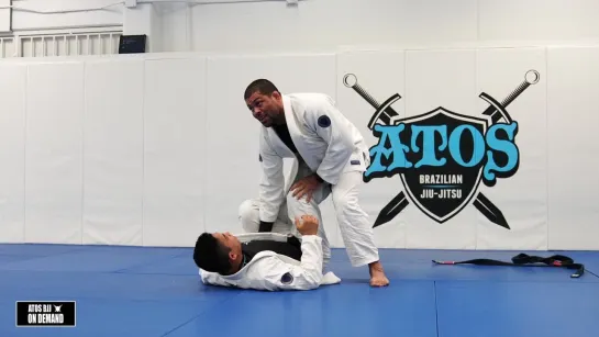 2  Andre Galvao teaches X Guard Entry and Sweep Options, during the advanced class