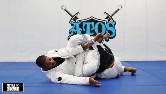 9 Andre Galvao teaches Gubber Guard, during the fundamental class