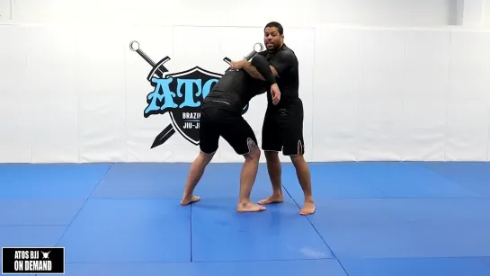 Andre Galvao - Double Leg Defense to Hingertine Submission Attack