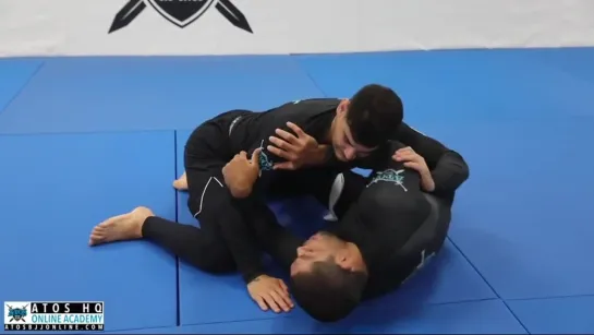 Andre Galvao - Basic Side Control Frame Escape + Omoplata Option