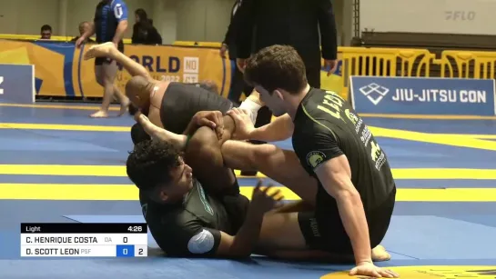 FIN Lightweight - Dante Leon vs Carlos Henrique - 2022 World IBJJF Jiu-Jitsu No-Gi Championship