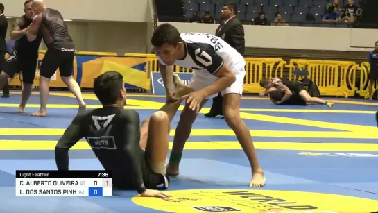 FIN Light Featherweight - Lucas Pinheiro vs Bebeto Oliveira - 2022 World IBJJF Jiu-Jitsu No-Gi Championship