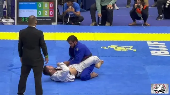 Final- Matheus Spirandeli vs Rafael Paganini. Peso Meio Pesado / Brasileiro de Jiu Jitsu 2022.