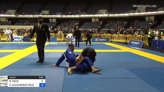 BRENDAN PECK vs ELDER ALEXANDER CRUZ 2021 World Jiu-Jitsu IBJJF Championship #IBJJFWORLD2021