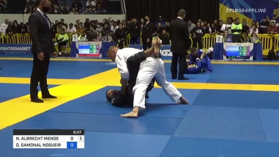 NATHAN ALBRECHT MENDELSOHN vs DIEGO GAMONAL NOGUEIRA 2021 World Jiu-Jitsu IBJJF Championship #IBJJFWORLD2021