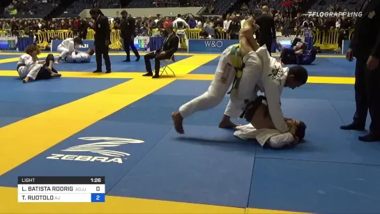 2F LUCAS BATISTA RODRIGUES vs TYE RUOTOLO 2021 World Jiu-Jitsu IBJJF Championship #IBJJFWORLD2021