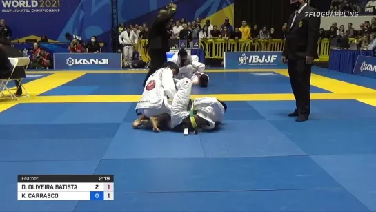 DIEGO PATO vs KEVEN CARRASCO 2021 World Jiu-Jitsu IBJJF Championship #IBJJFWORLD2021