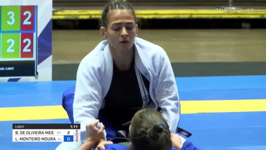 BEATRIZ MESQUITA vs LUIZA MONTEIRO - LIGHT 2021 World Jiu-Jitsu IBJJF Championship #IBJJFWORLD2021