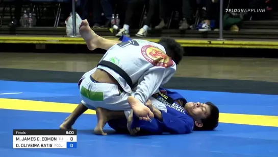 MALACHI JAMES C. EDMOND vs DIEGO PATO - LIGHT FEATHER 2021 World Jiu-Jitsu IBJJF Championship #IBJJFWORLD2021