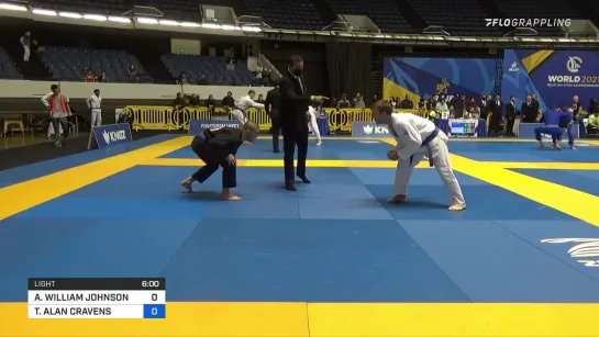 ANDREW WILLIAM JOHNSON vs TAD ALAN CRAVENS 2021 World Jiu-Jitsu IBJJF Championship