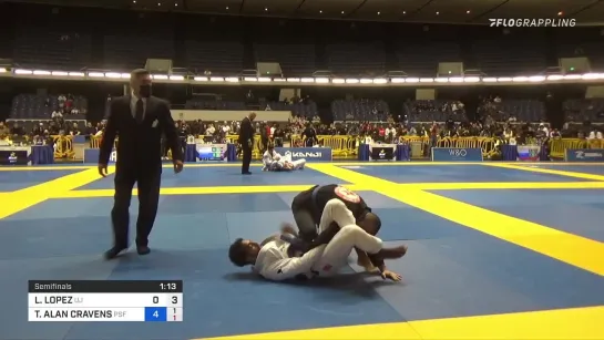 LISANDER LOPEZ vs TAD ALAN CRAVENS 2021 World Jiu-Jitsu IBJJF Championship