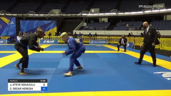 JOSÉ STEVE NDUAZULU NDILU vs CARLOS OSCAR HEREDIA 2021 World Jiu-Jitsu IBJJF Championship