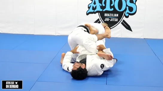 Andre Galvao - Modified Kiss of the Dragon to Crab Ride Double Pant Grip Sweep