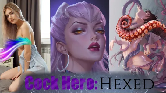 Cock Hero Hexed | Вызов мастурбации: Хентай-девушки против настоящих девушек